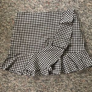 Black and white skirt